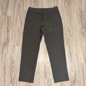 Lululemon Commission Pant Slim Fit Warpstreme Men 31 Dark Olive Green Casuals